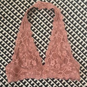 FREE PEOPLE Copper Halter Bralette